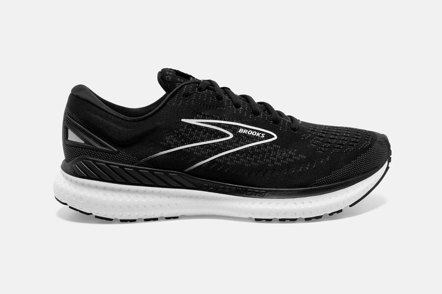 Brooks Glycerin Gts 19 Road Loopschoenen Heren - Zwart/Wit - 685701LCQ